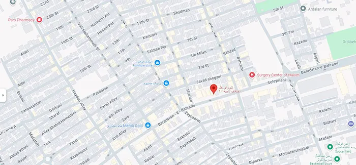 لوکیشن شورای حل اختلاف هجده 18 تهران