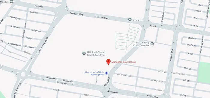 آدرس دادسرای ناحیه 14 محلاتی