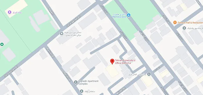 آدرس و نشانی دادسرای ناحیه 15 پانزده